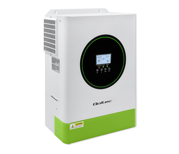 Qoltec Hybrydowy inwerter solarny Off-Grid 6200W 120A/48V MPPT - 1330696 - zdjęcie 2